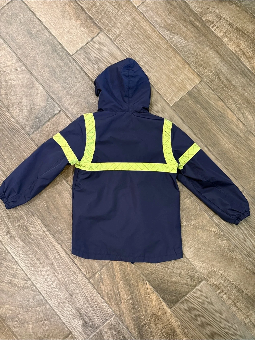 Carter’s Boys Police Utility Rain Jacket Navy Hooded Size 8 XL